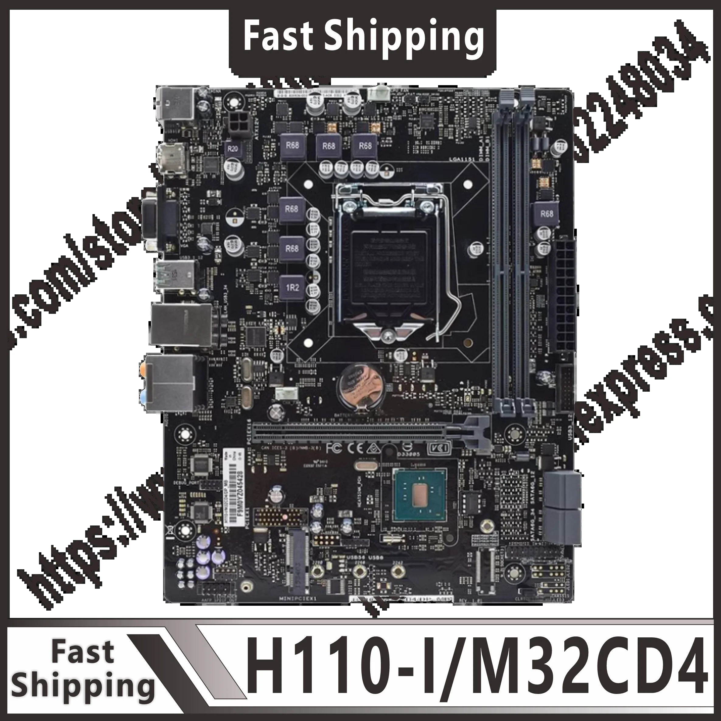 H110  ŰƮ, H110-I, M32CD4, i5 6500 + DDR4 8G * 2 1151  ŰƮ, HDMI, USB3.0, MicroATX